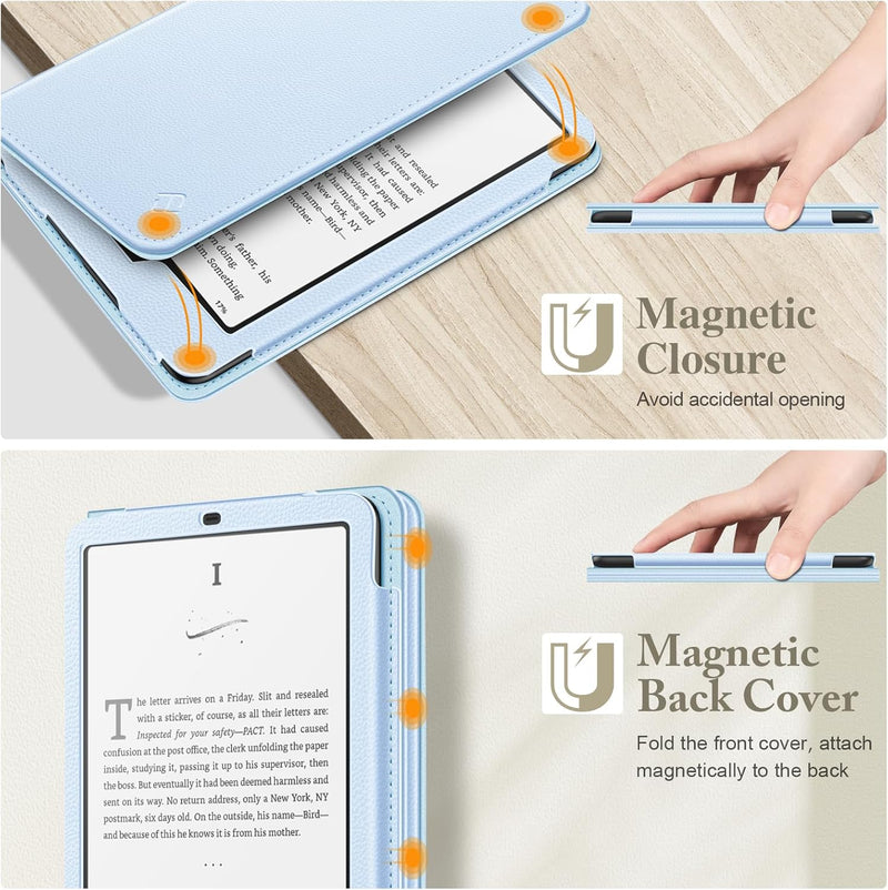 Kindle Paperwhite 7" (12th Gen)/Kindle Colorsoft Case with Kickstand & Handstrap | Fintie
