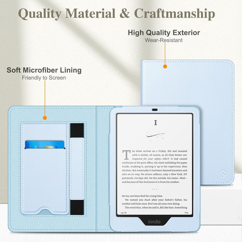 Kindle Paperwhite 7" (12th Gen)/Kindle Colorsoft Case with Kickstand & Handstrap | Fintie