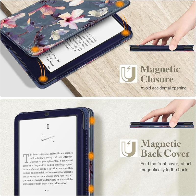 Kindle Paperwhite 7" (12th Gen)/Kindle Colorsoft Case with Kickstand & Handstrap | Fintie