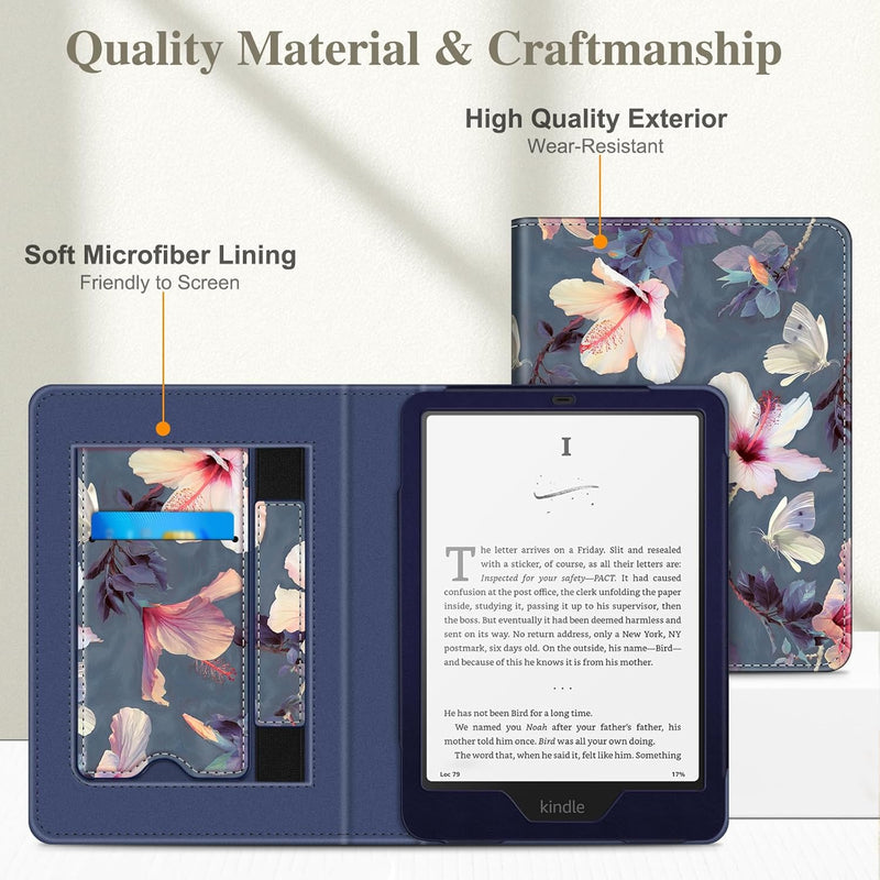 Kindle Paperwhite 7" (12th Gen)/Kindle Colorsoft Case with Kickstand & Handstrap | Fintie
