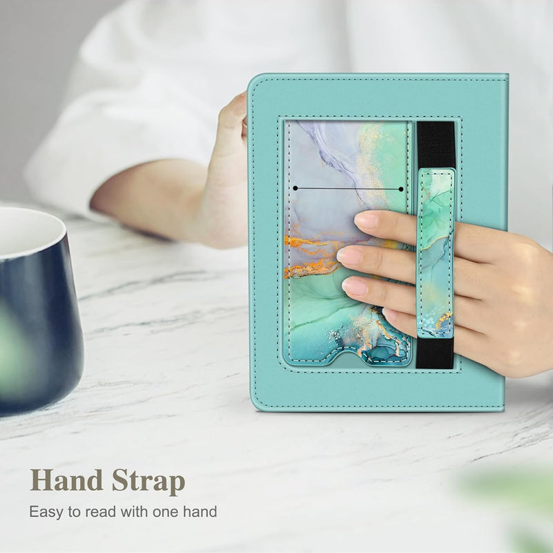 Kindle Paperwhite/Kindle Colorsoft 7" (12th Gen, 2024) Vegan Leather Sleeve Case with Stand and Handstrap | Fintie