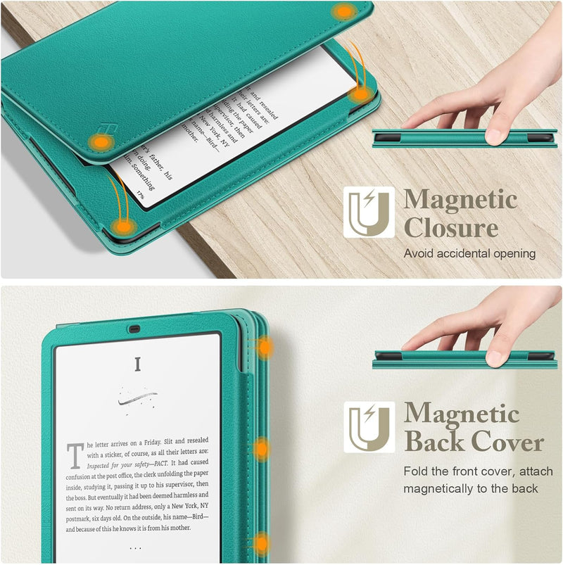 Kindle Paperwhite 7" (12th Gen)/Kindle Colorsoft Case with Kickstand & Handstrap | Fintie