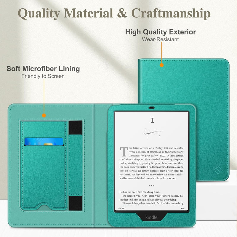 Kindle Paperwhite 7" (12th Gen)/Kindle Colorsoft Case with Kickstand & Handstrap | Fintie