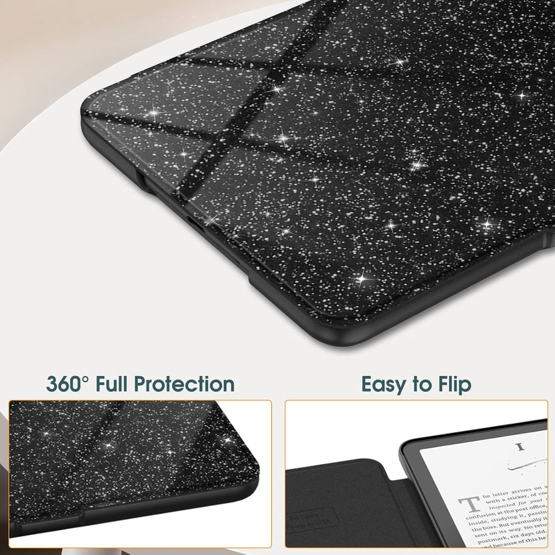 Kindle Paperwhite 7-Inch (12th Gen, 2024)/Kindle Colorsoft 2024 Slim PU Leather Case | Fintie