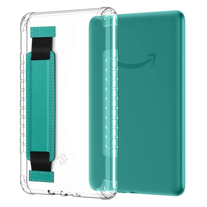 Kindle Colorsoft / Kindle Paperwhite 7" 2024 Clear Back Cover with Hand Strap| Fintie