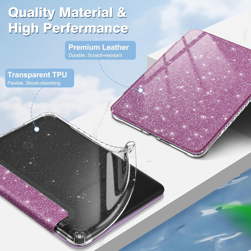 Kindle Paperwhite 7-inch (2024)/Kindle Colorsoft 2024 Slim Case with Clear Soft TPU Back | Fintie