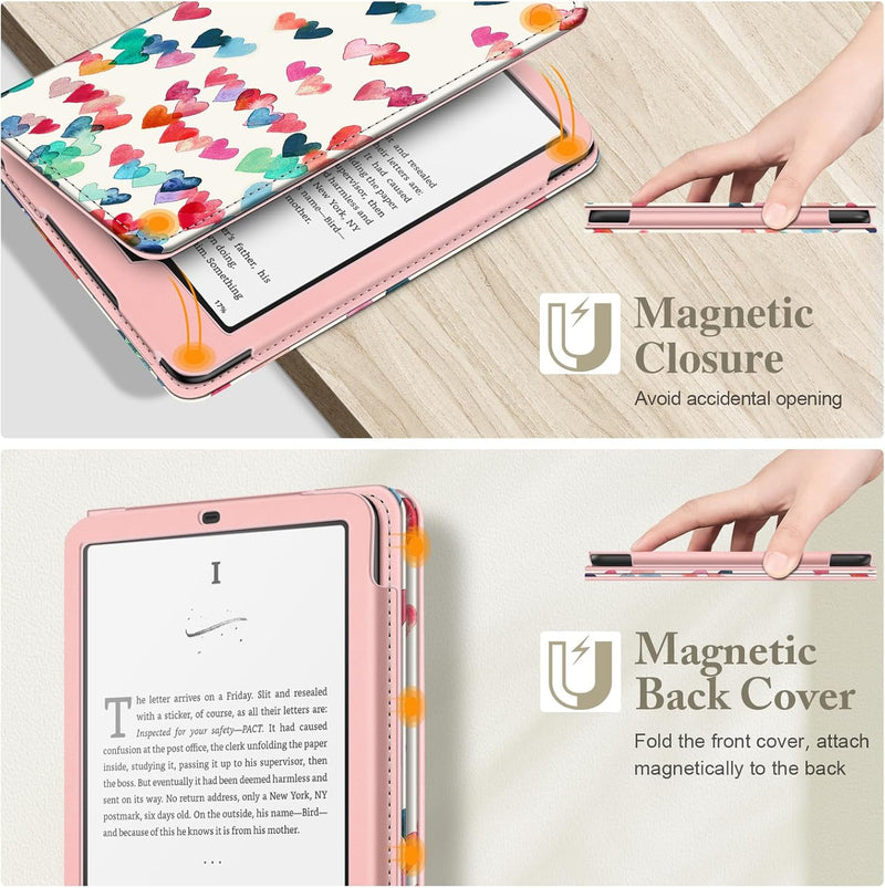 Kindle Paperwhite 7" (12th Gen)/Kindle Colorsoft Case with Kickstand & Handstrap | Fintie