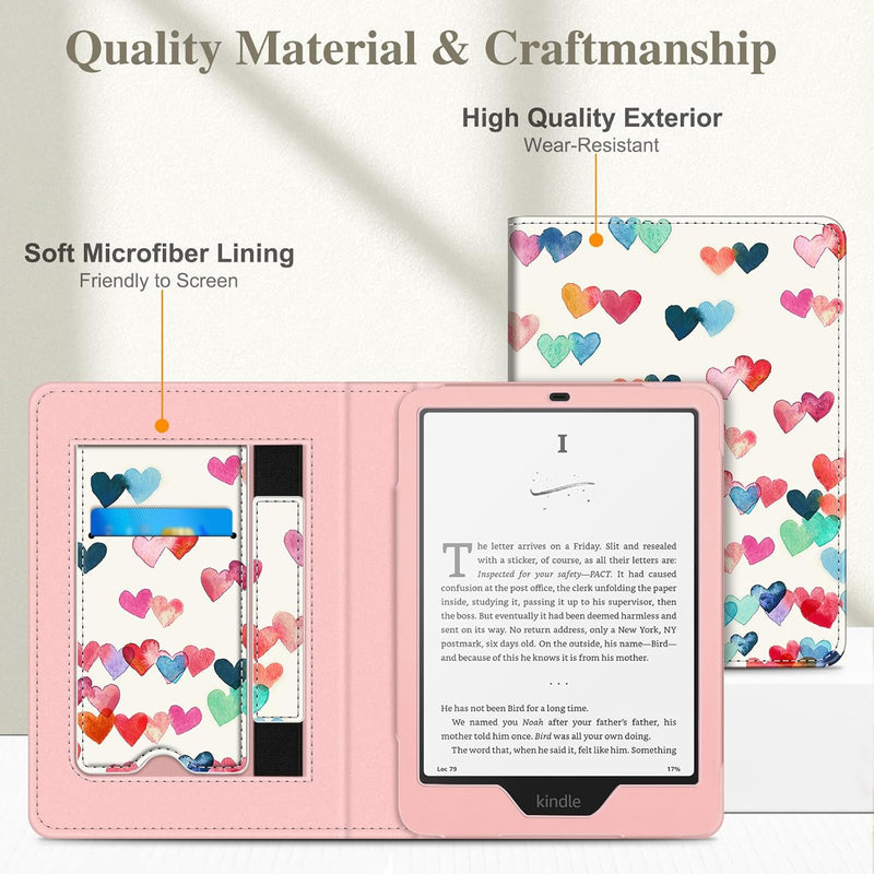 Kindle Paperwhite 7" (12th Gen)/Kindle Colorsoft Case with Kickstand & Handstrap | Fintie