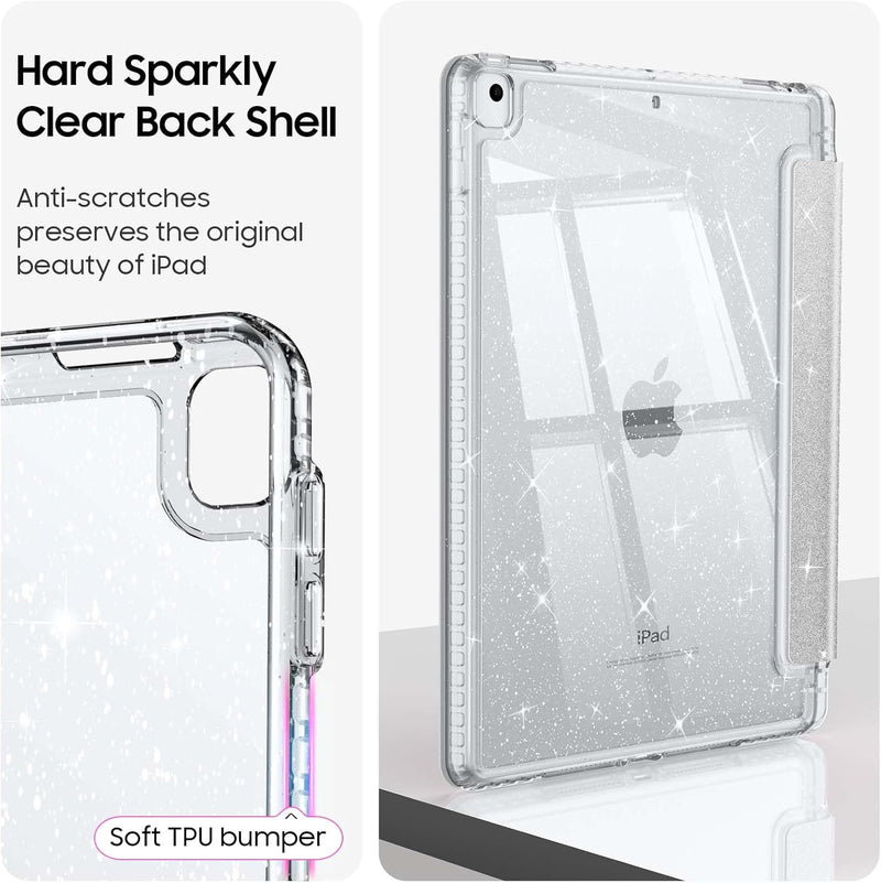Slim Glittering Case for iPad 9th Gen, iPad 8th/7th Gen (10.2-inch) | Fintie