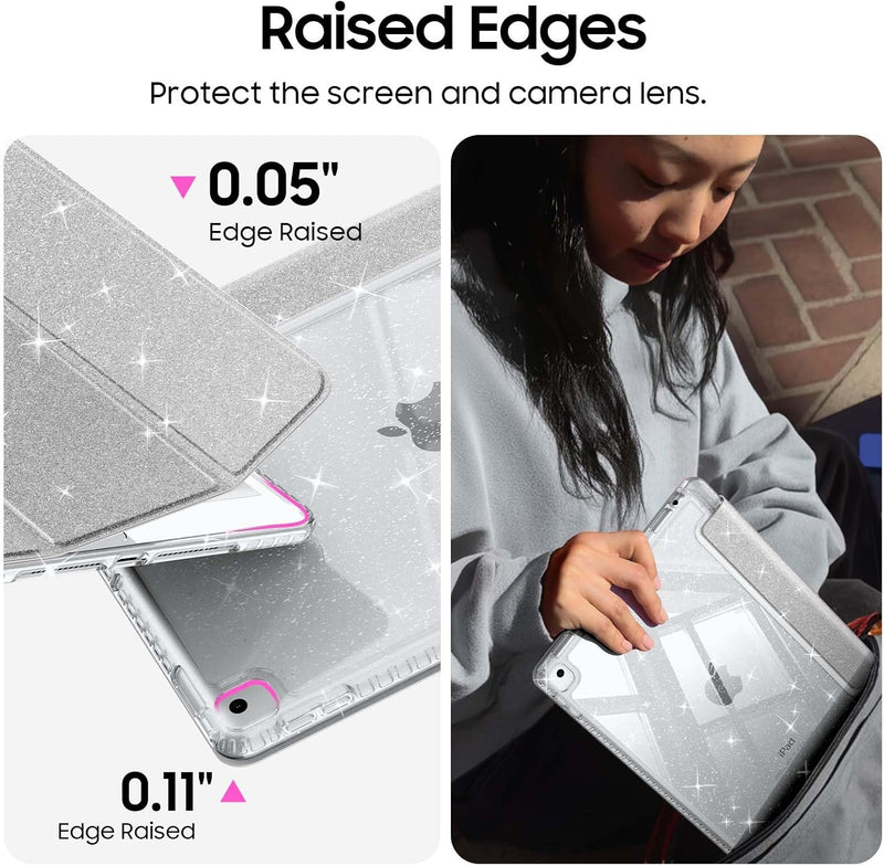 Slim Glittering Case for iPad 9th Gen, iPad 8th/7th Gen (10.2-inch) | Fintie