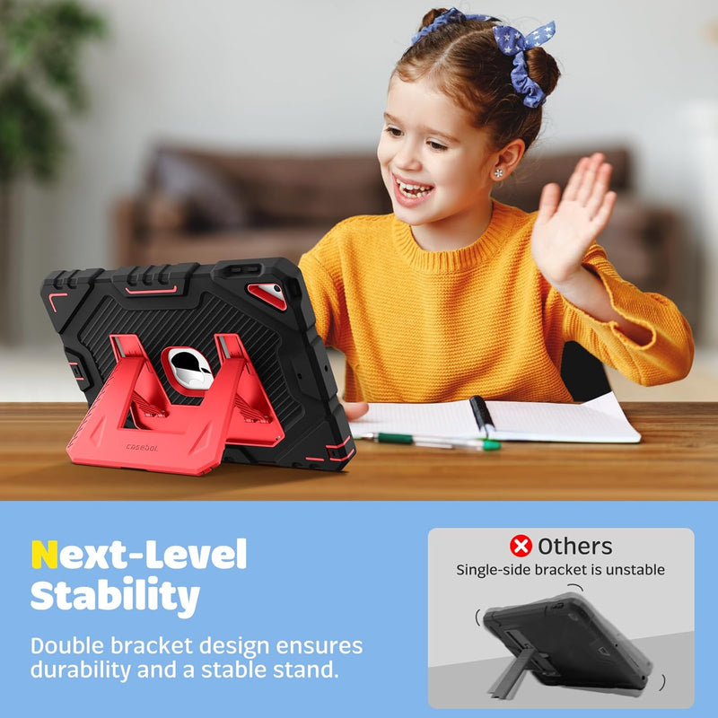 iPad 9th Gen/iPad 8th/7th Gen Rugged Kid Case with Kickstand | Fintie