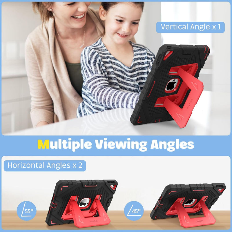 iPad 9th Gen/iPad 8th/7th Gen Rugged Kid Case with Kickstand | Fintie
