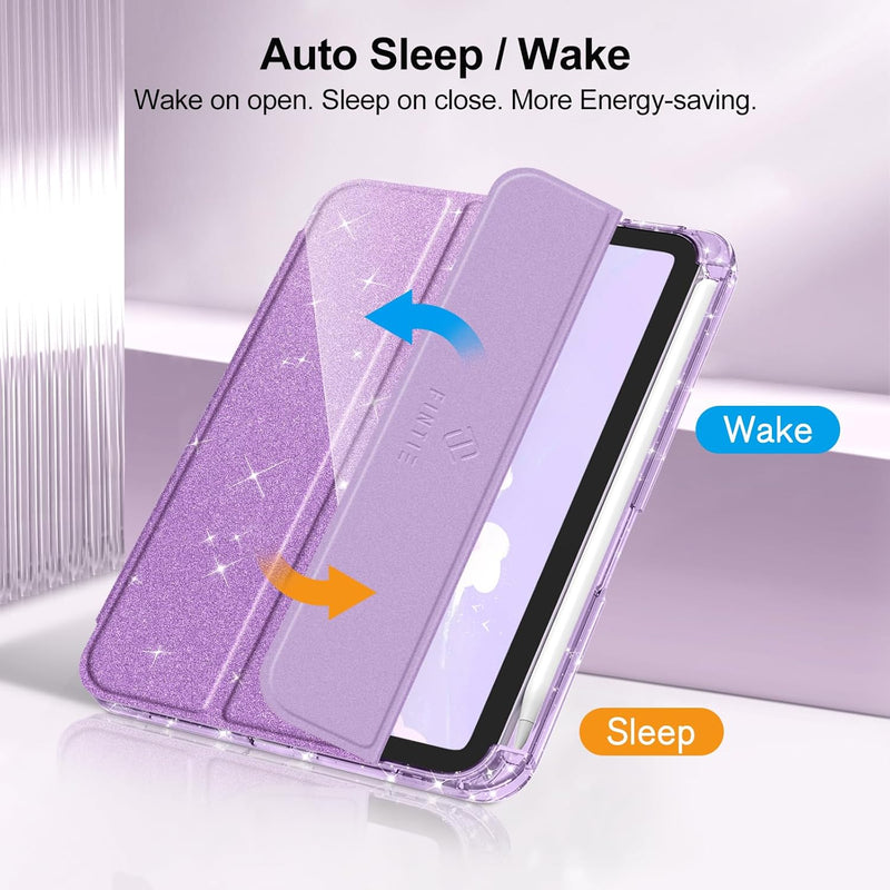 Glittering Slim Case for iPad Mini 7th Gen (A17 Pro)/iPad Mini 6th Gen 8.3" | Fintie