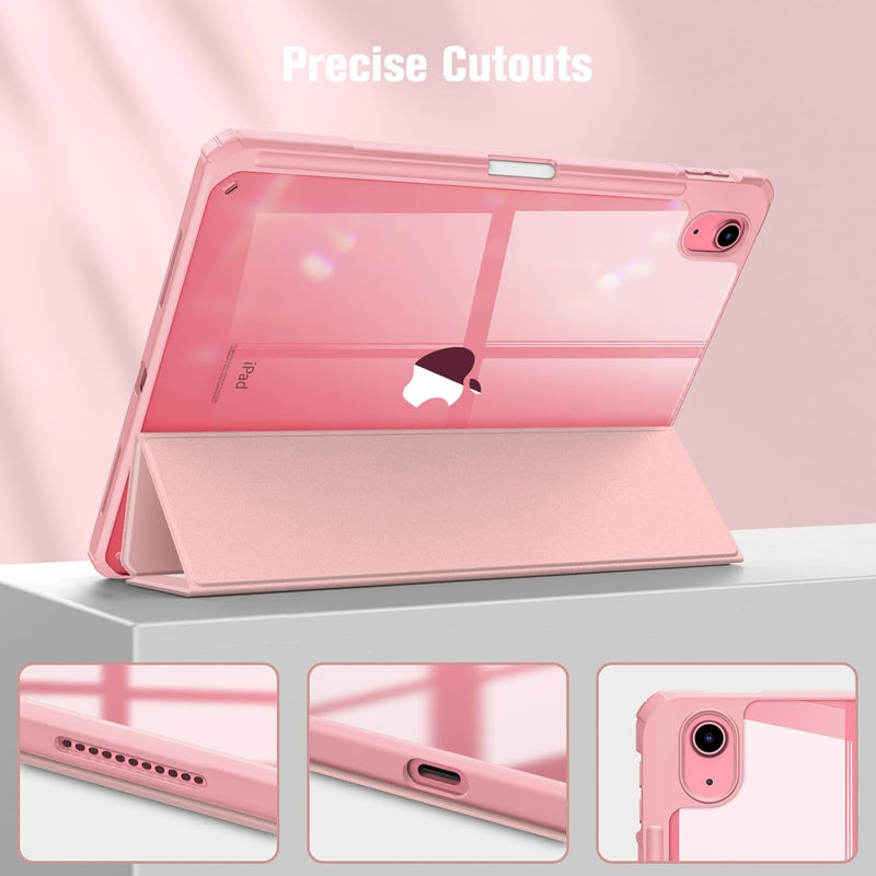 iPad 11th Gen A16 Chip 2025, iPad 10th Gen 10.9" 2022 Hybrid Slim Case w/ Pencil Holder | Fintie