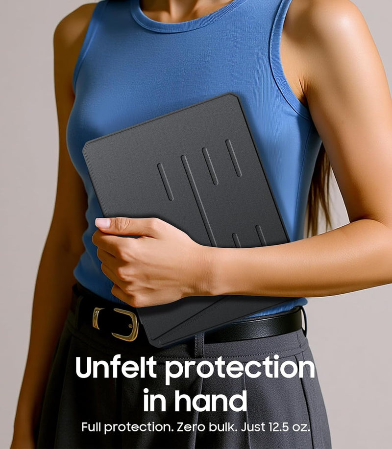 iPad 11th Gen A16/iPad 10th Gen Case w/Multiple Stand Angles & Pencil Holder, Clear Back | Fintie