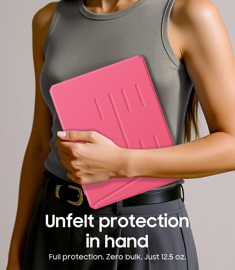 iPad 11th Gen A16/iPad 10th Gen Case w/Multiple Stand Angles & Pencil Holder, Clear Back | Fintie