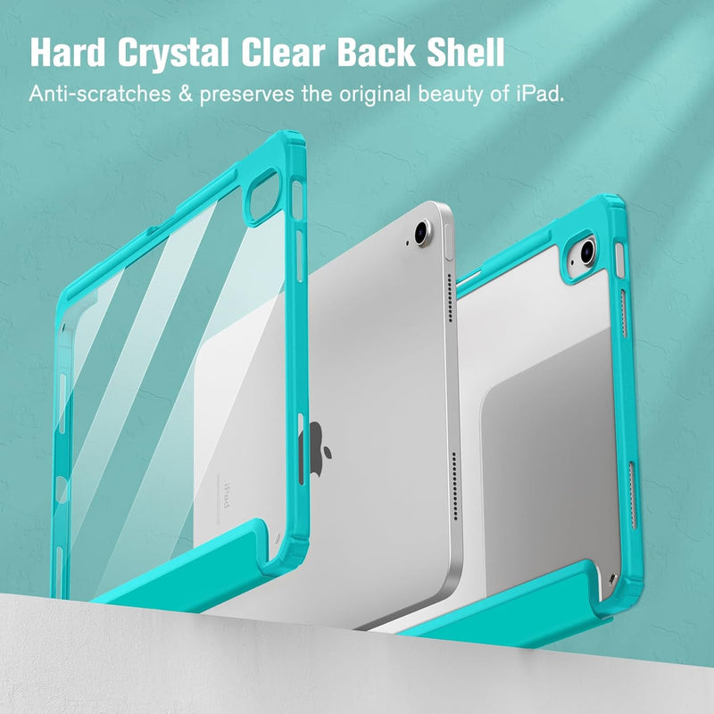 iPad 11th Gen A16 Chip 2025, iPad 10th Gen 10.9" 2022 Hybrid Slim Case w/ Pencil Holder | Fintie