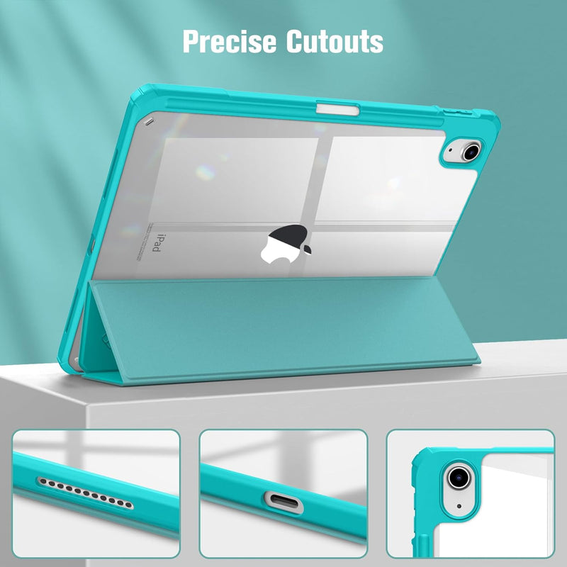 iPad 11th Gen A16 Chip 2025, iPad 10th Gen 10.9" 2022 Hybrid Slim Case w/ Pencil Holder | Fintie