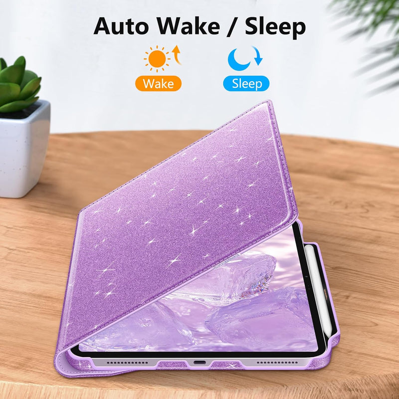 Glittering Swiveling Case for iPad Air 13-inch (M3/M2 Chip) | Fintie