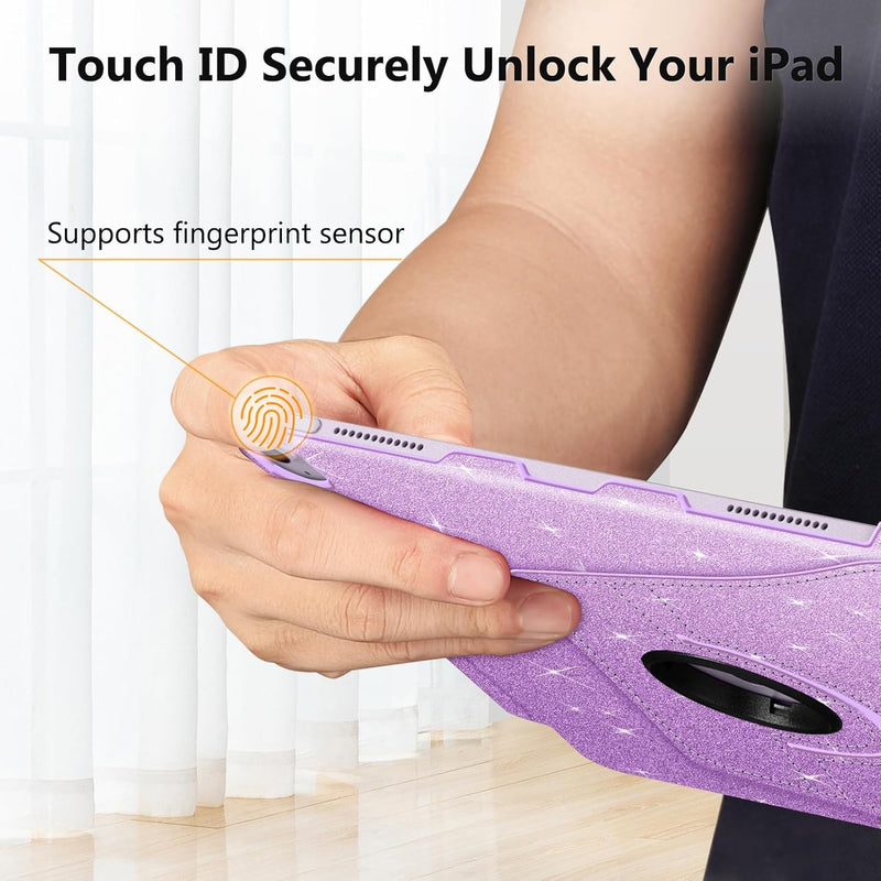 Glittering Swiveling Case for iPad Air 13-inch (M3/M2 Chip) | Fintie