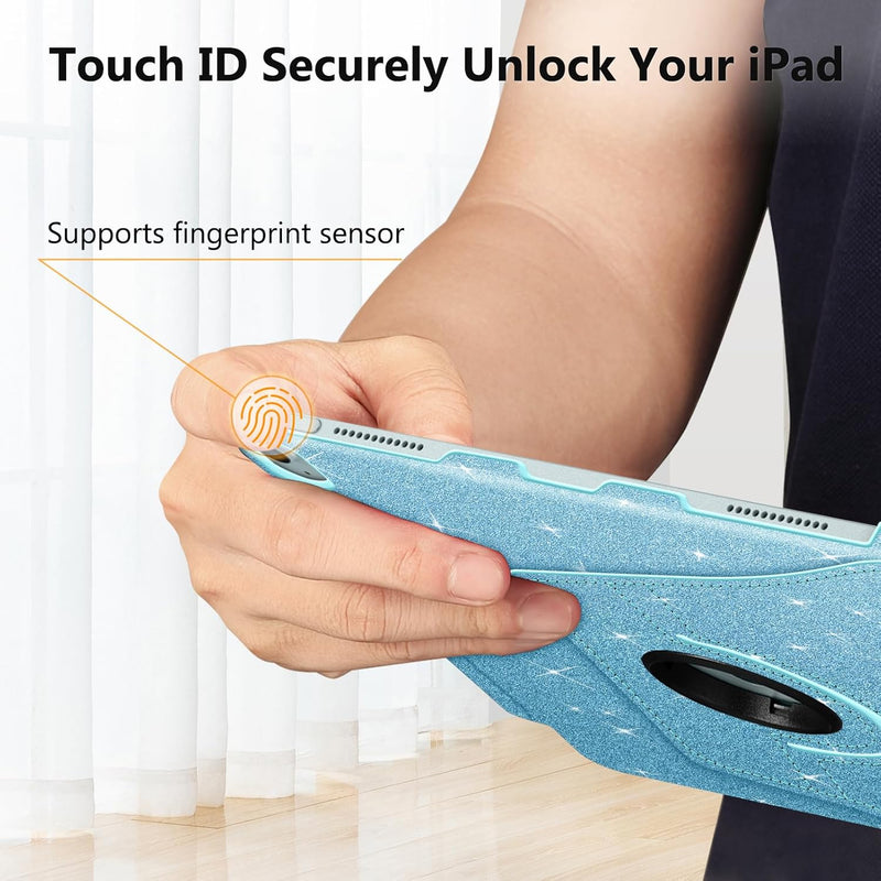 Glittering Swiveling Case for iPad Air 13-inch (M3/M2 Chip) | Fintie