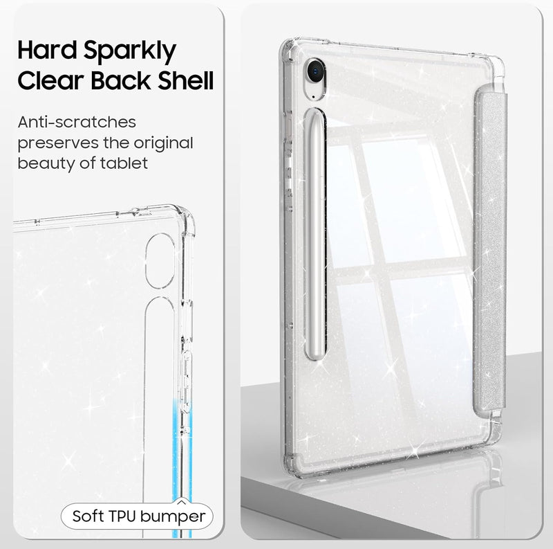 Slim Glittering Case for Galaxy Tab S10 FE 10.9"/Tab S9 FE 10.9"/Tab S9 11" | Fintie