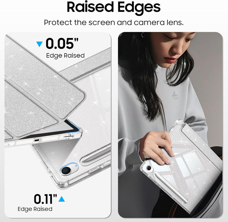 Slim Glittering Case for Galaxy Tab S10 FE 10.9"/Tab S9 FE 10.9"/Tab S9 11" | Fintie