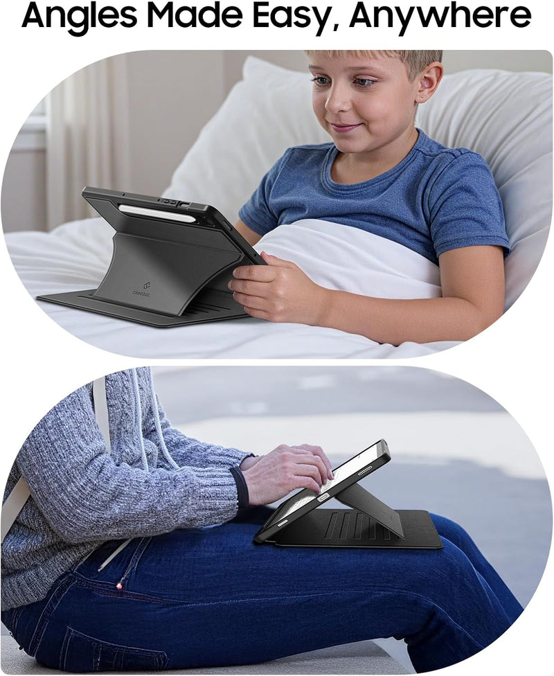 Galaxy Tab S10 FE 10.9" (2025)/Galaxy Tab S9 FE 10.9"/Galaxy Tab S9 11" Multi-Angle Viewing Rugged Case | Fintie