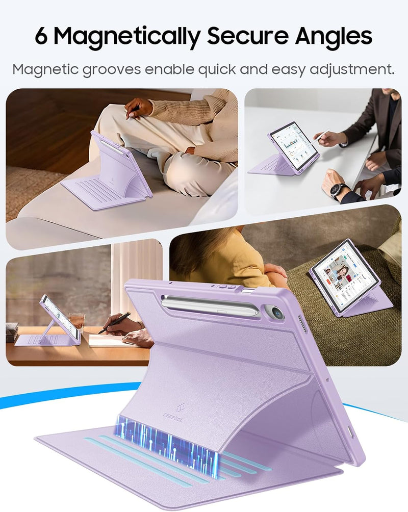 Galaxy Tab S10 FE 10.9" (2025)/Galaxy Tab S9 FE 10.9"/Galaxy Tab S9 11" Multi-Angle Viewing Rugged Case | Fintie