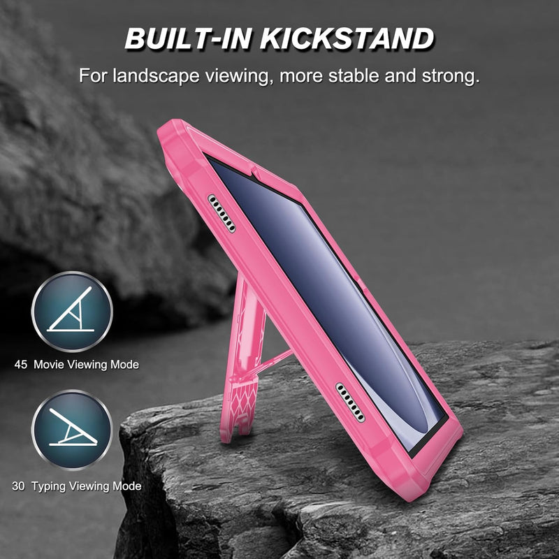 Galaxy Tab A9 Plus 11" Rugged Tuatara Kickstand Case w/ Screen Protector | Fintie
