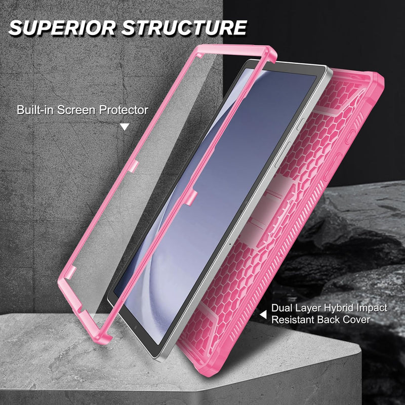 Galaxy Tab A9 Plus 11" Rugged Tuatara Kickstand Case w/ Screen Protector | Fintie