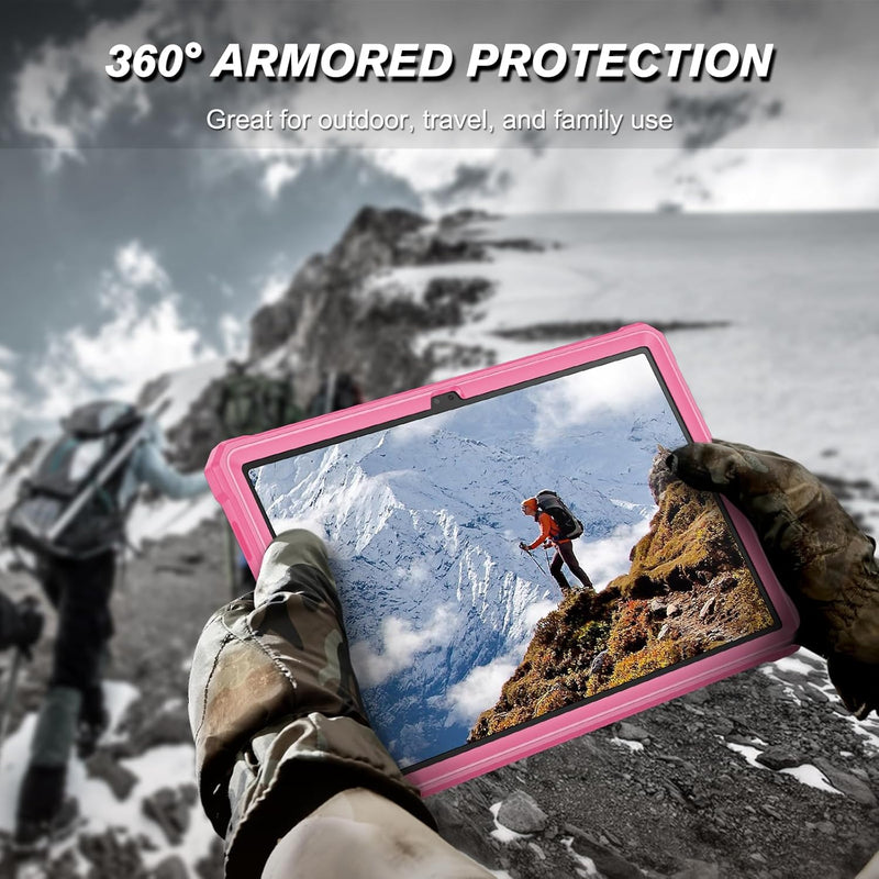 Galaxy Tab A9 Plus 11" Rugged Tuatara Kickstand Case w/ Screen Protector | Fintie