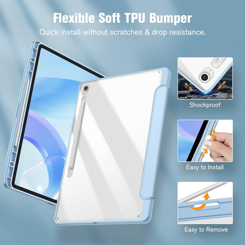 Hybrid Slim Case for Samsung Galaxy Tab S10 FE Plus 13.1-inch (Model SM-X620/SM-X626) | Fintie