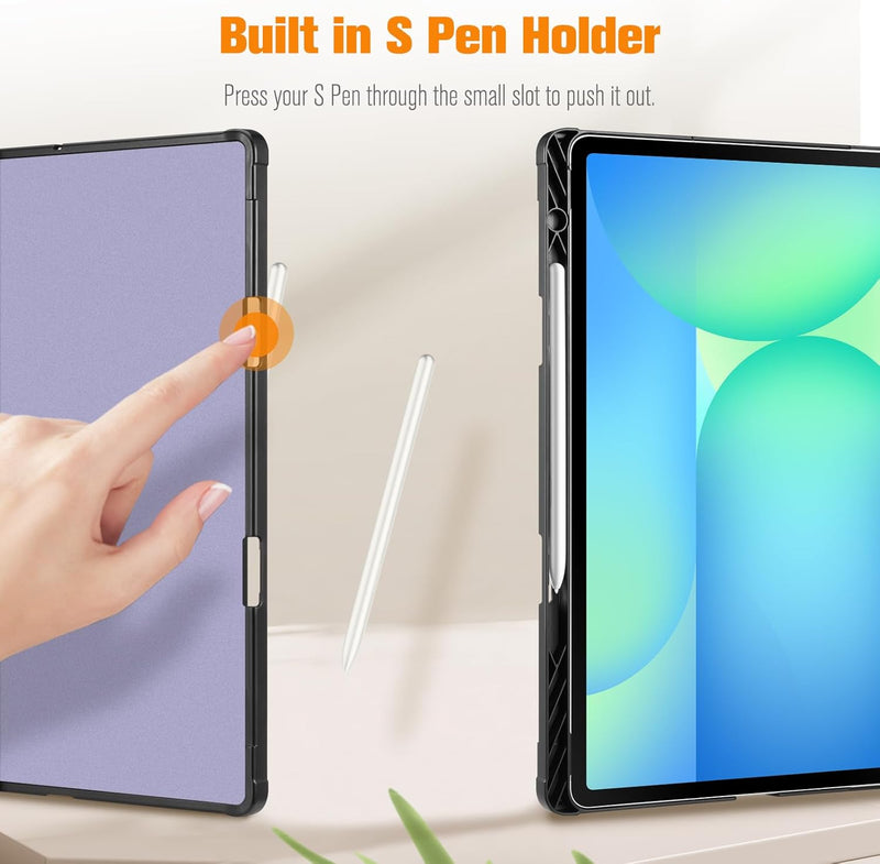 Multiple Angle Portfolio Cover for Galaxy Tab S10 FE Plus 13.1-inch (SM-X620/SM-X626) | Fintie