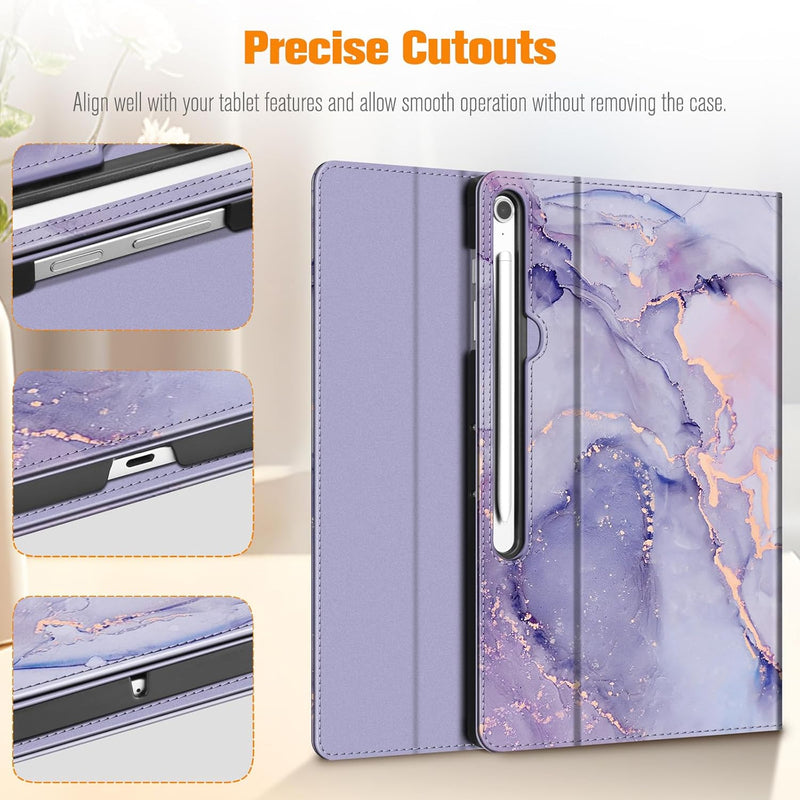 Multiple Angle Portfolio Cover for Galaxy Tab S10 FE Plus 13.1-inch (SM-X620/SM-X626) | Fintie
