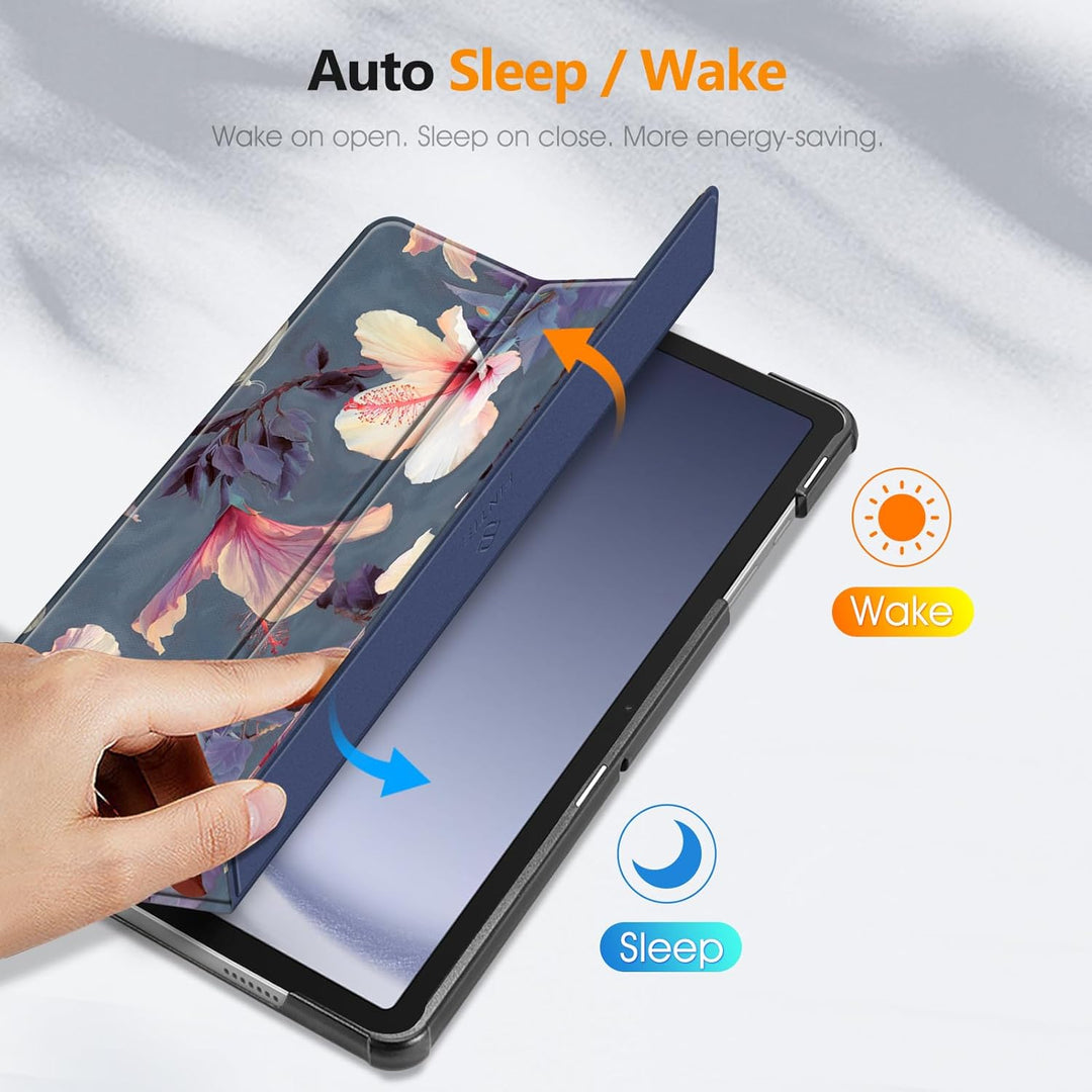 美品 Samsung Galaxy Tab A9 タブレット フィルム・ケース付 For Galaxy Tab A9 Plus Case 2023 Magnetic Fidget Mount Stand Folio