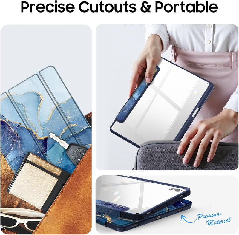 Galaxy Tab S11 5G 11-inch (2025) Hybrid Slim Case with Clear Back | Fintie