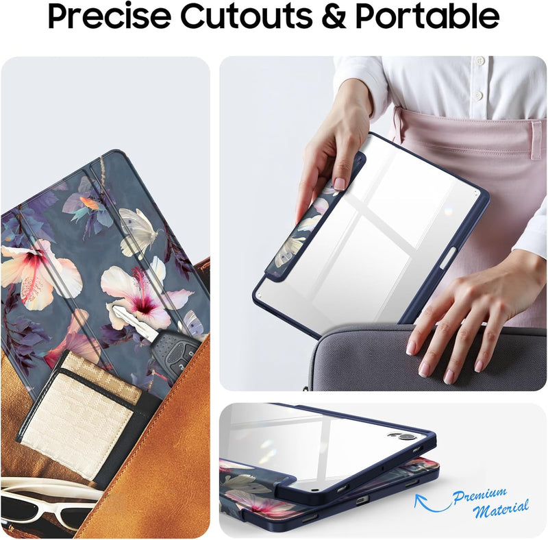 Galaxy Tab S11 5G 11-inch (2025) Hybrid Slim Case with Clear Back | Fintie