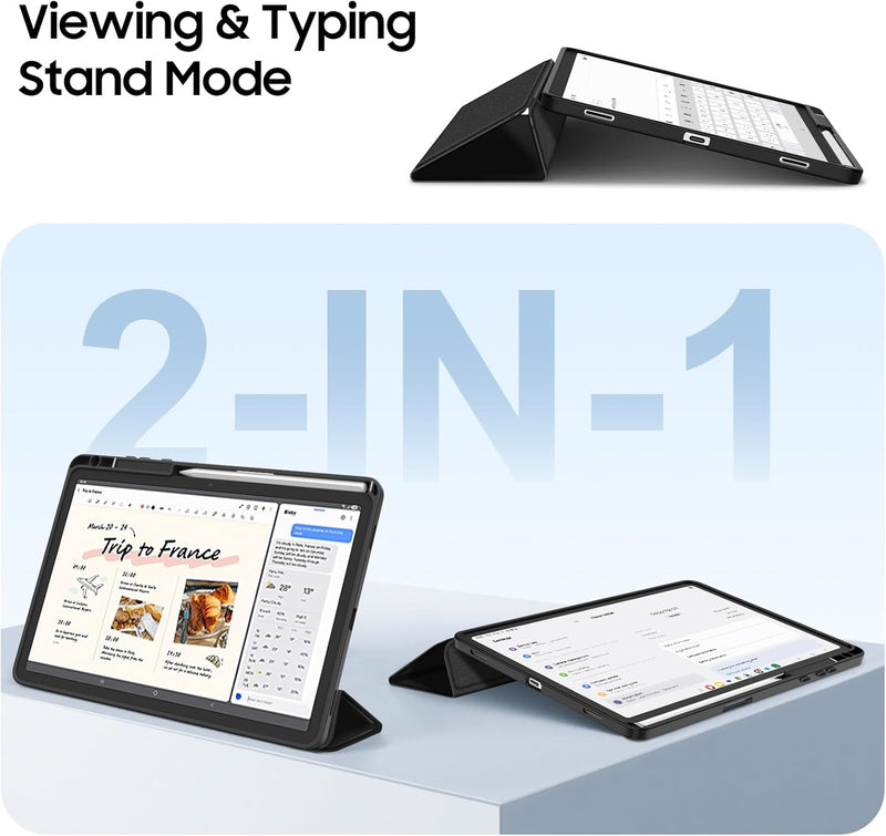 Galaxy Tab S11 5G 11-inch (2025) Hybrid Slim Case with Clear Back | Fintie