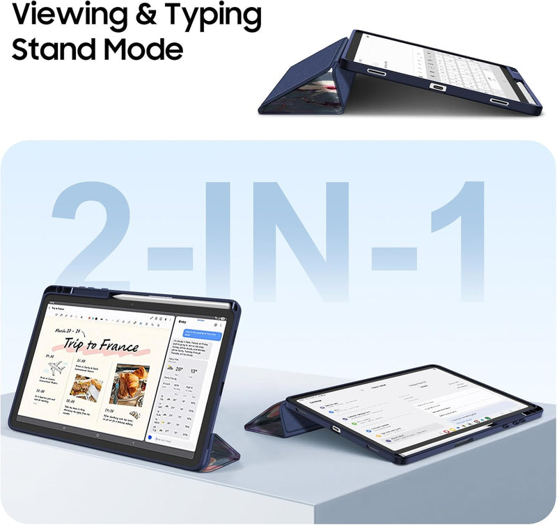 Galaxy Tab S11 5G 11-inch (2025) Hybrid Slim Case with Clear Back | Fintie