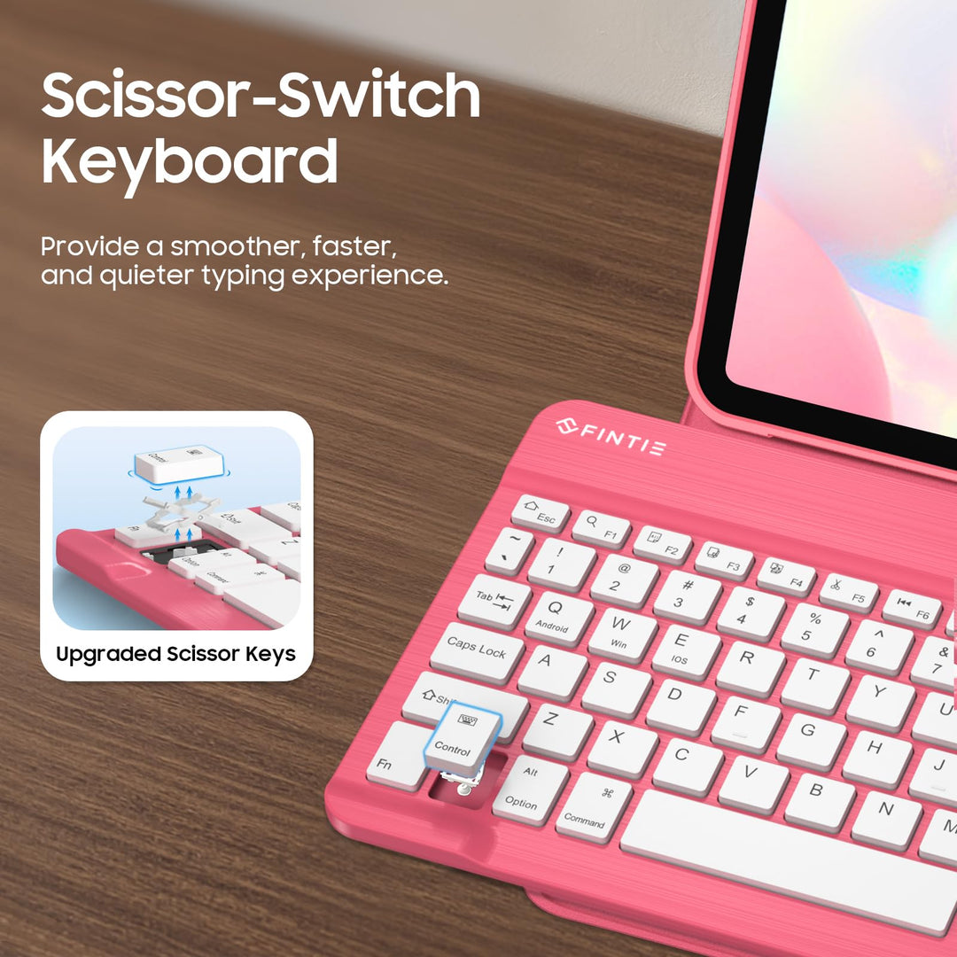 iPad A16 11-inch (2025)/iPad 10th Gen (2022) Backlit Keyboard Case