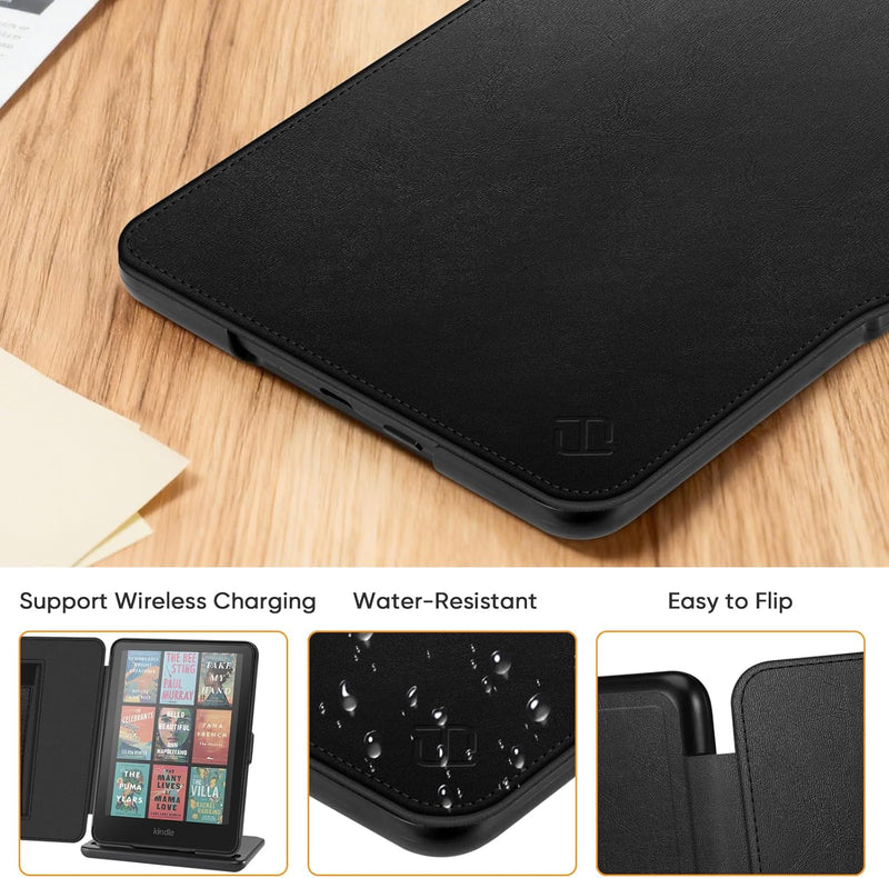 Slim Case for Kindle Paperwhite 12th Gen & Kindle Colorsoft, with Hand Strap & Magnetic Shell Cover | Fintie