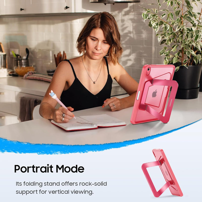 Fintie Shockproof Case for iPad 11th Gen (A16, 2025)/iPad 10th Gen, Slim Frosted Protective Cover with Multi-Angle Stand