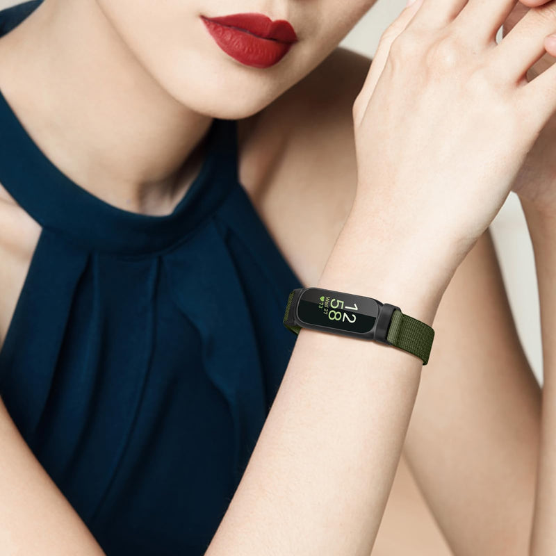 Fitbit Inspire 3 Elastic Nylon Loop Band, Breathable Replacement Strap | Fintie