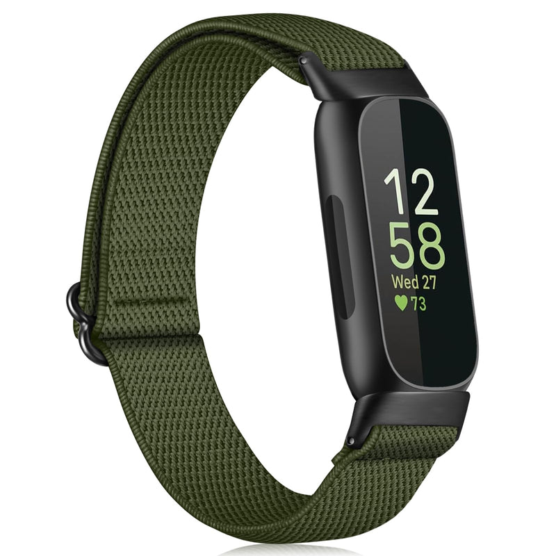 Fitbit Inspire 3 Elastic Nylon Loop Band, Breathable Replacement Strap | Fintie