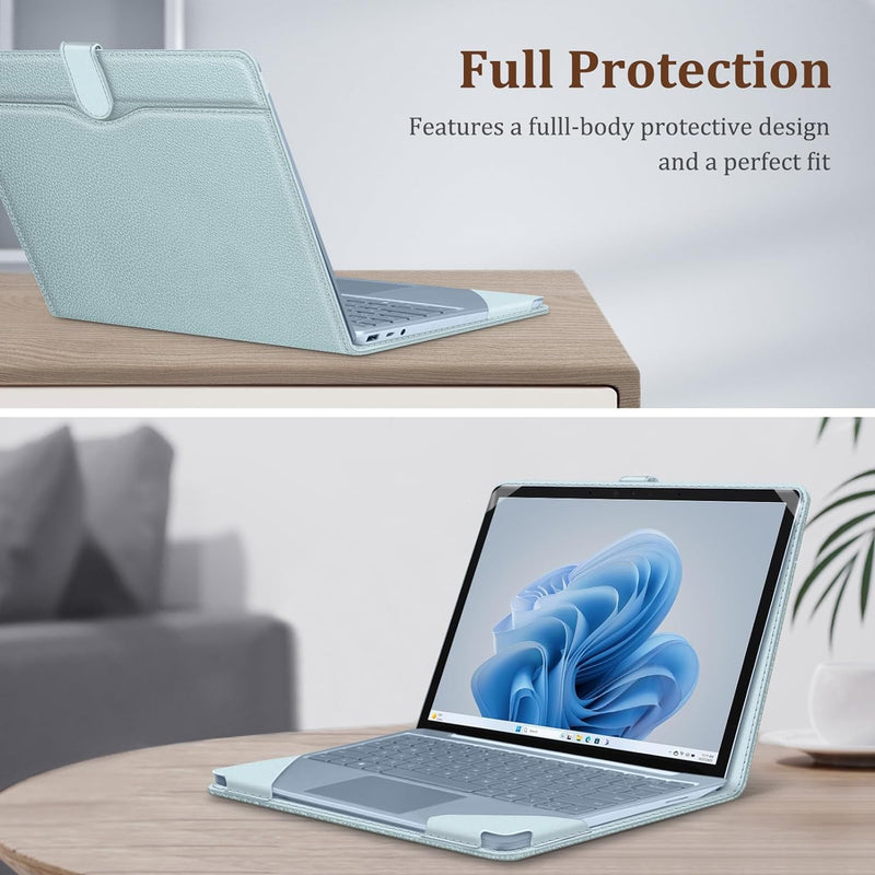 Surface Laptop Go 12.4" PU Leather Sleeve Case | Fintie