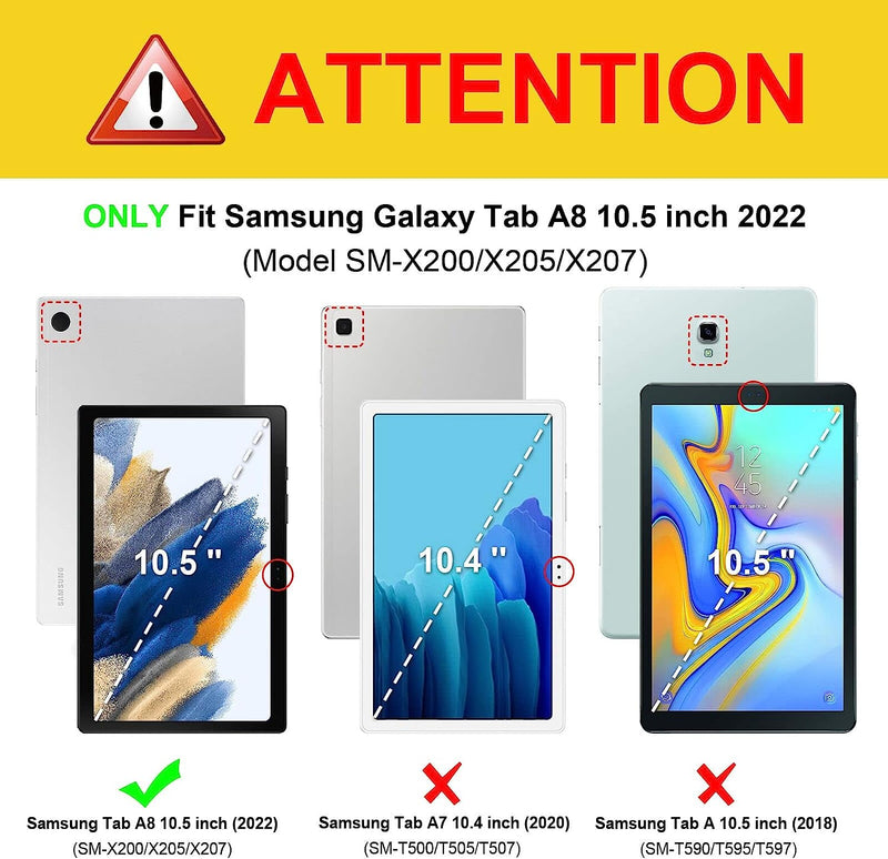 Galaxy Tab A8 10.5 Inch 2021 Slim Case Soft TPU Cover | Fintie