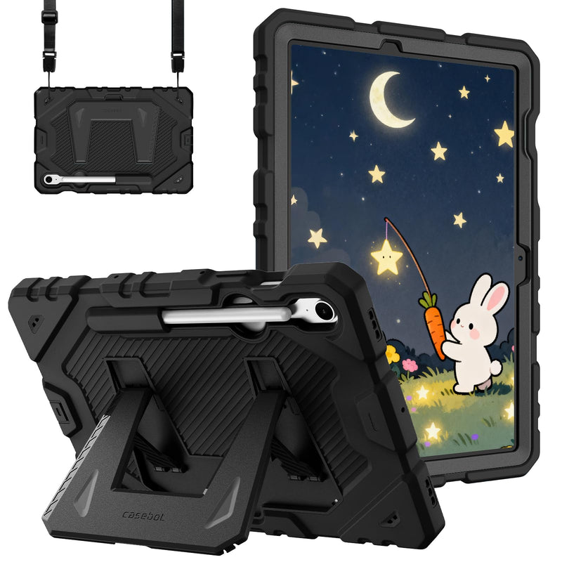 Galaxy Tab S10 Lite 2025/Tab S10 FE 5G 2025/Tab S9 FE 5G/Tab S9 11-inch Kid-Friendly Case with Kickstand | Fintie