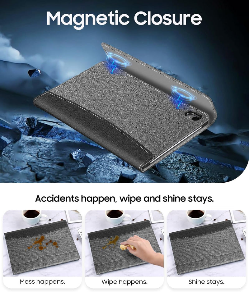 Galaxy Tab S11 5G 11-inch 2025 (SM-X730/SM-X736B) Multi-Angle Case w/ Magnetic Closure | Fintie