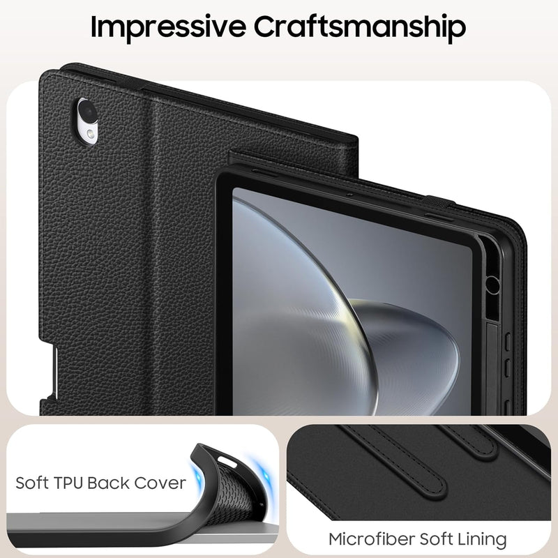 Galaxy Tab S11 5G (SM-X730/SM-X736B) 2025 Multi-Angle Viewing Case with Soft TPU Back | Fintie